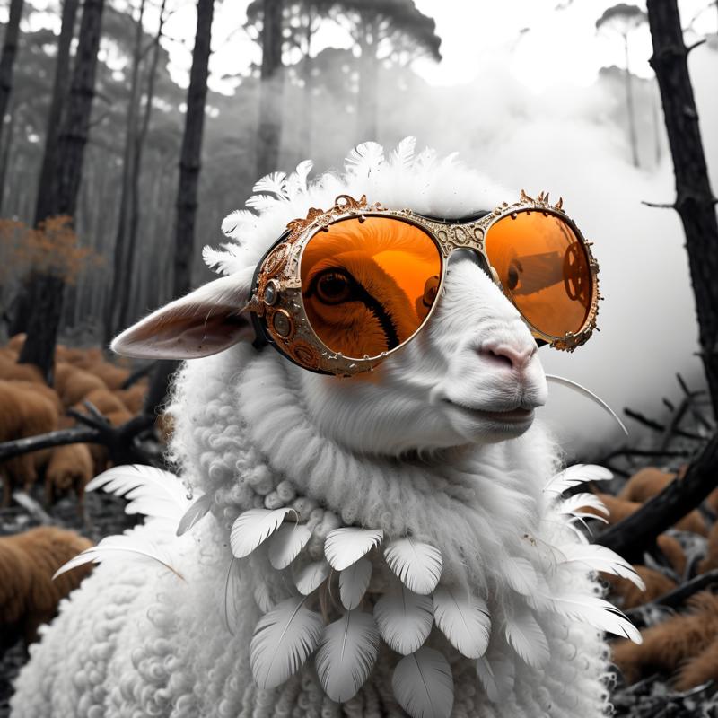 20240615_131519 black-toned Pre-Raphaelite photo of an abyssal steampunk clothed feathered wraparound sunglasses on a sheep among the clouds in 1061032786 c=8 50 0.4 DPM++ 2M Karras zavychromaxl_v80.jpg